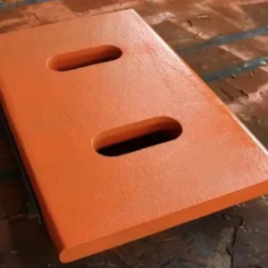 jaw crusher toggle plate manganese steel jaw crusher spare part