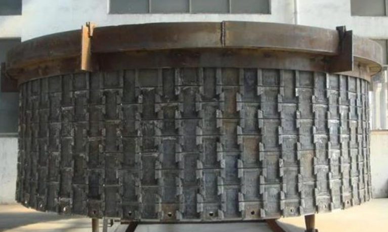 Preheater inner cylinder hanging piece, high temperature casting spare part for cement plant cyclone preheater Preheater inner cylinder hanging piece, high temperature casting spare part for cement plant cyclone preheater