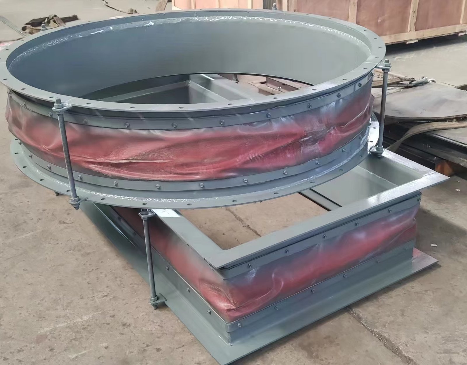 non‑metallic fabric expansion joint and fabric skin for cement plant duct spare part non‑metallic fabric expansion joint and fabric skin for cement plant duct spare part