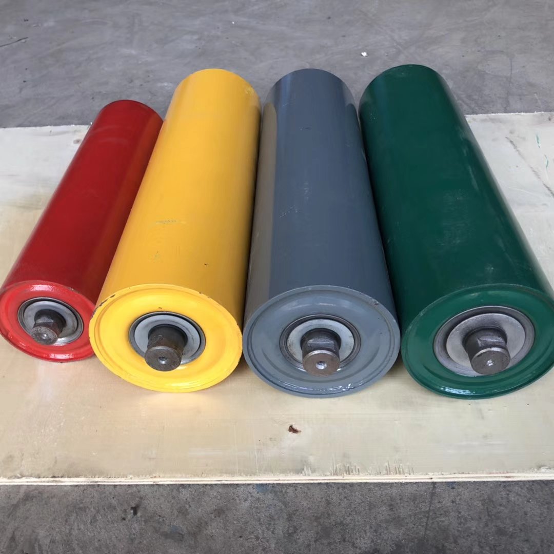 belt conveyor idler roller cement plant conveying spare part