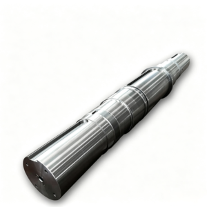 45# steel precision machined transmission shaft with keyway for cement plant power transmission