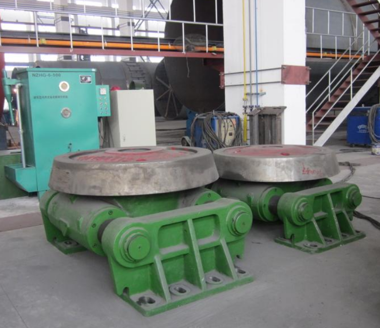 Hydraulic thrust roller assembly for cement rotary kiln, cast steel thrust wheel Hydraulic thrust roller assembly for cement rotary kiln, cast steel thrust wheel
