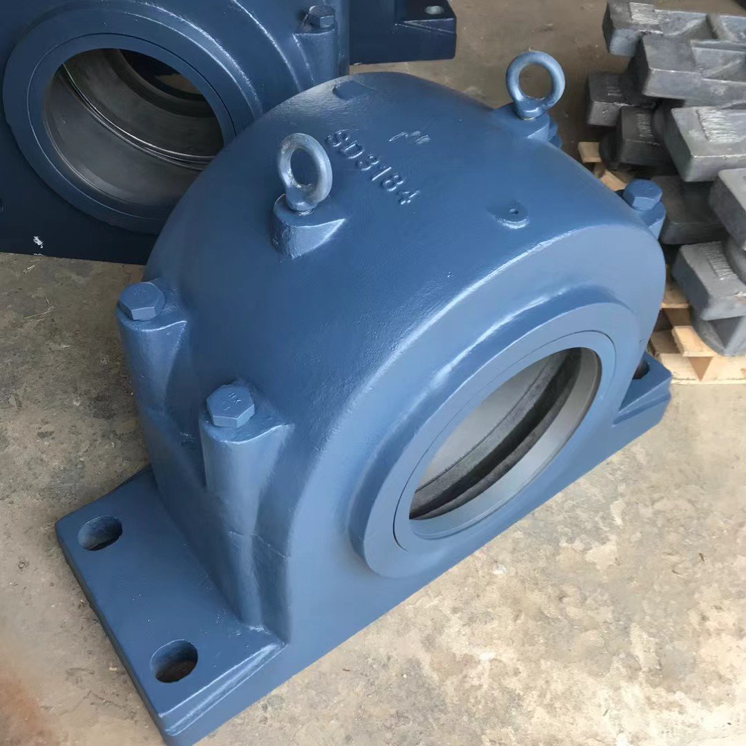SD series heavy split cast iron bearing housing with lifting rings, large size bearing seat for heavy load cement transmission equipment SD series heavy split cast iron bearing housing with lifting rings, large size bearing seat for heavy load cement transmission equipment